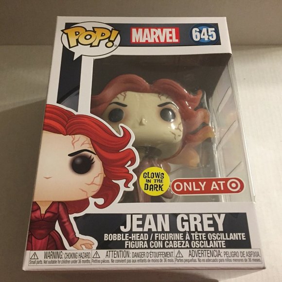 NEW Marvel X-Men Exclusive Glow in the Dark Jean Grey Funko Pop Figure #645 - Picture 3 of 8